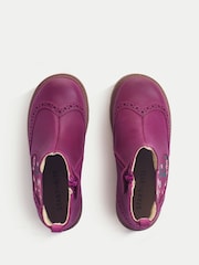 Start Rite Red Patent Leather Zip-Up Chelsea Boots - Image 6 of 6