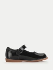Start-Rite Black Slide Mary-Jane Smart Rip-Tape First Walking Shoes - Image 1 of 5