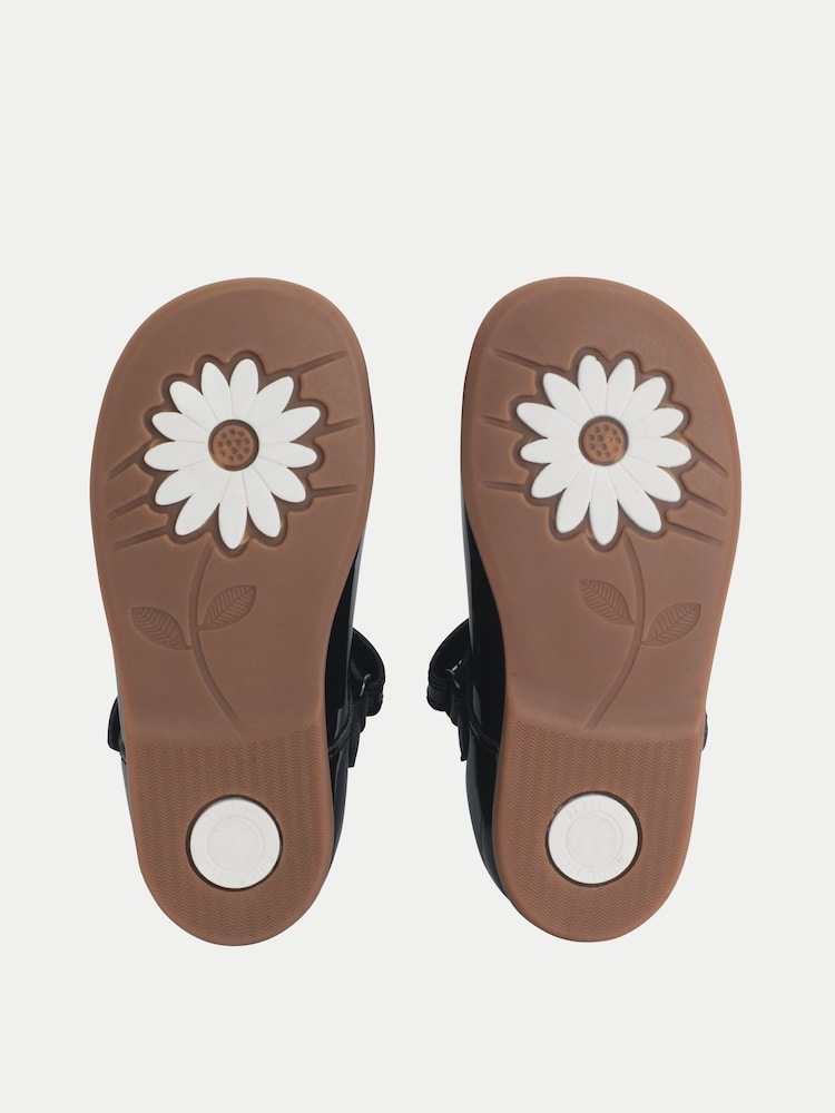 Start-Rite Black Slide Mary-Jane Smart Rip-Tape First Walking Shoes - Image 5 of 5