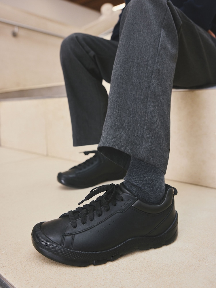 Start-Rite Challenger lace-up scuff resistant trainer inspired causal senior school shoes - Image 1 of 11 Start-Rite Challenger lace-up scuff resistant trainer inspired causal senior school shoes - Image 1 of 11