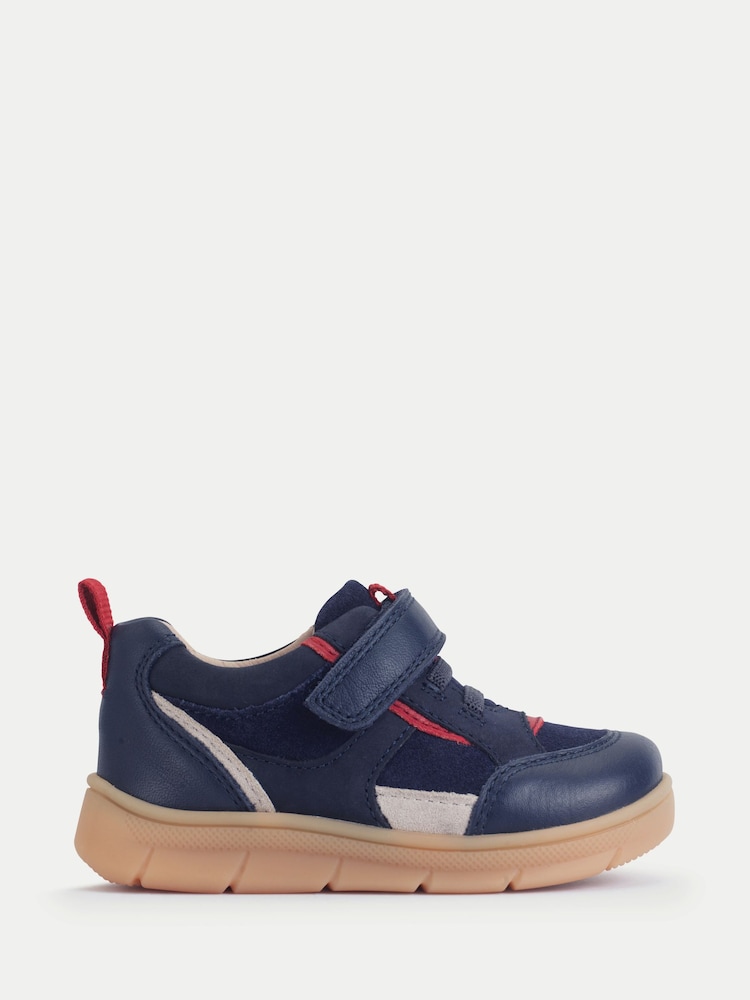 Blau - Start-Rite Stride First Walking Sporty Trainers Style With Bungee Laces - Bild 1 von 5