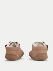 Start-Rite Brown Bear Hug Babies Rip-Tape Closed Pre-Walker Shoes With Bear Motif - Image 4 of 6