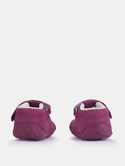 Start-Rite Purple Squish T-Bar Barefoot Friendly Scuff Protected Baby Pre-Walker Shoes with Mouse Motif - Image 4 of 6