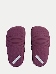 Start-Rite Purple Squish T-Bar Barefoot Friendly Scuff Protected Baby Pre-Walker Shoes with Mouse Motif - Image 6 of 6