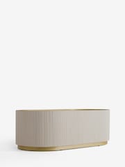 Light Grey Valencia Mango Wood Large Coffee Table - Image 6 of 7