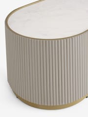 Light Grey Valencia Mango Wood Large Coffee Table - Image 7 of 7