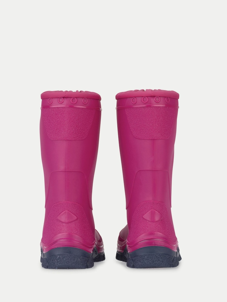 Start Rite Pink Mudbuster Chunky Pull On Study Wellies with Elasticated Top - Image 5 of 5 Start Rite Pink Mudbuster Chunky Pull On Study Wellies with Elasticated Top - Image 5 of 5