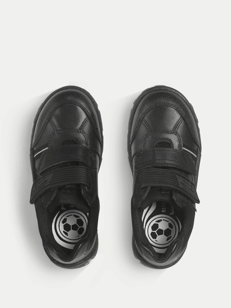 Start-Rite Black Luke Rip-Tape Closed Leather Primary School Shoes - Image 8 of 8 Start-Rite Black Luke Rip-Tape Closed Leather Primary School Shoes - Image 8 of 8