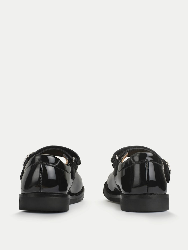 Start-Rite Black Debut Mary-Jane Smart Rip-Tape First School Shoes - Image 6 of 6