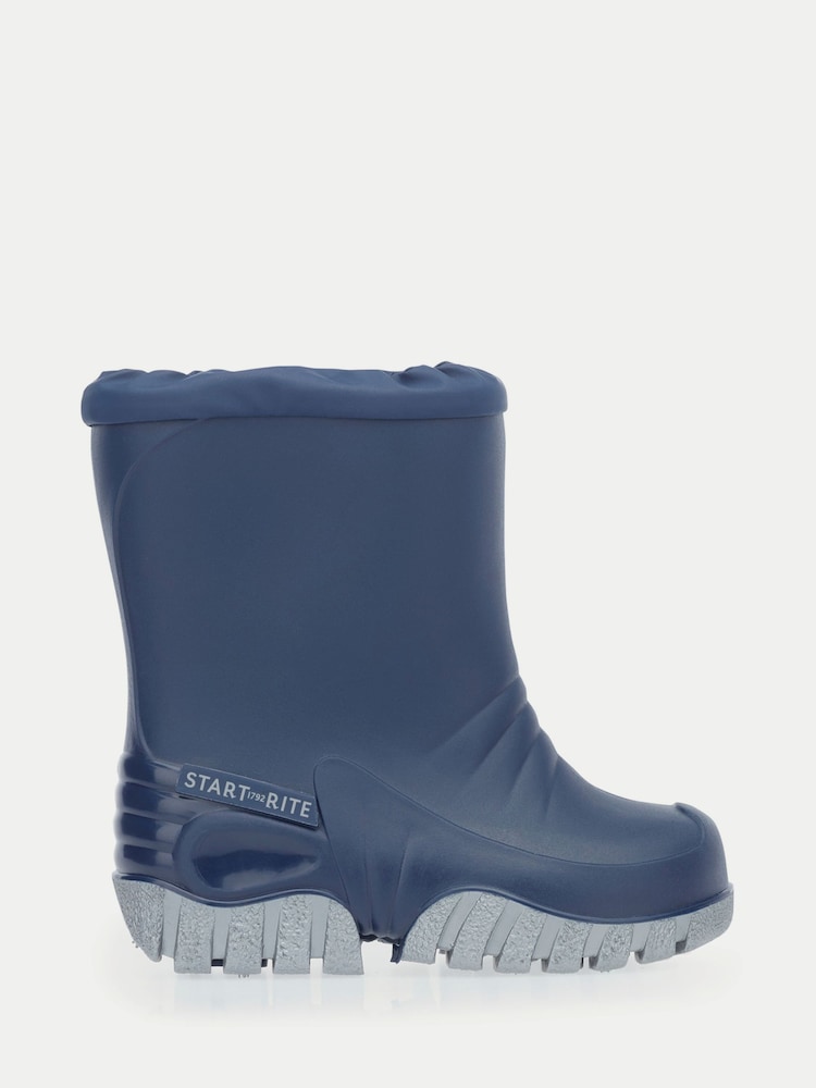 Zils - Start-Rite Baby Mudbuster Rugged ūdensnecaurlaidīgi gumijas zābaki mazuļiem - Attēls 1 no 7 Zils - Start-Rite Baby Mudbuster Rugged ūdensnecaurlaidīgi gumijas zābaki mazuļiem - Attēls 1 no 7
