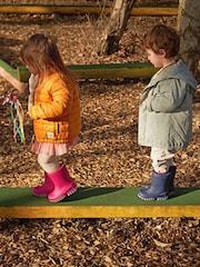 Zils - Start-Rite Baby Mudbuster Rugged ūdensnecaurlaidīgi gumijas zābaki mazuļiem - Attēls 6 no 7