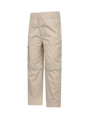 Mountain Warehouse Cream Active Kids Quick Drying Zip Off Trousers - Image 4 of 7