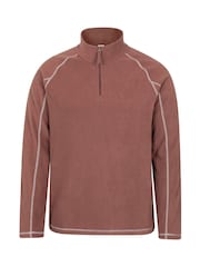Mountain Warehouse Brown Ashbourne II Half Zip Fleece - Image 1 of 4