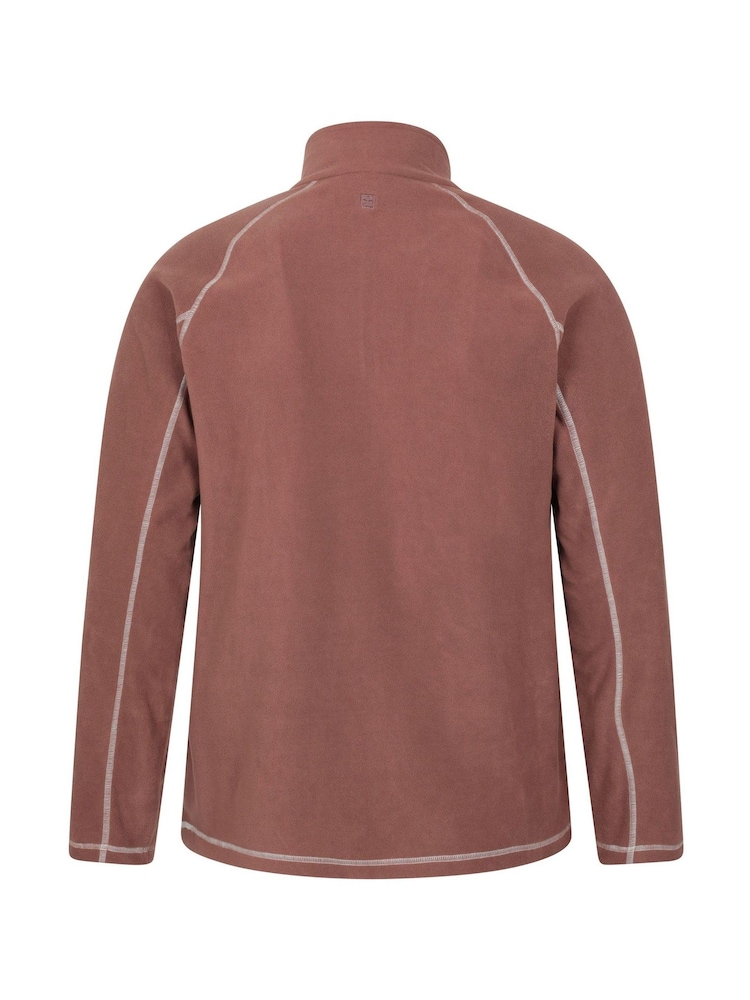Mountain Warehouse Brown Ashbourne II Half Zip Fleece - Image 2 of 4