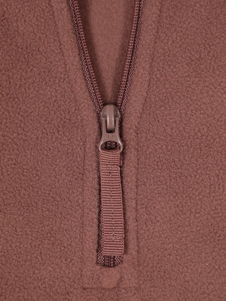 Mountain Warehouse Brown Ashbourne II Half Zip Fleece - Image 4 of 4