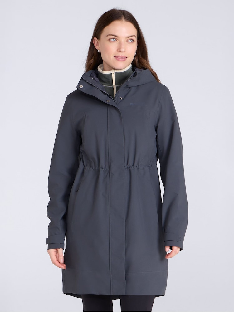 Mountain Warehouse Grey Harbour Waterproof Parka - Image 1 of 4 Mountain Warehouse Grey Harbour Waterproof Parka - Image 1 of 4