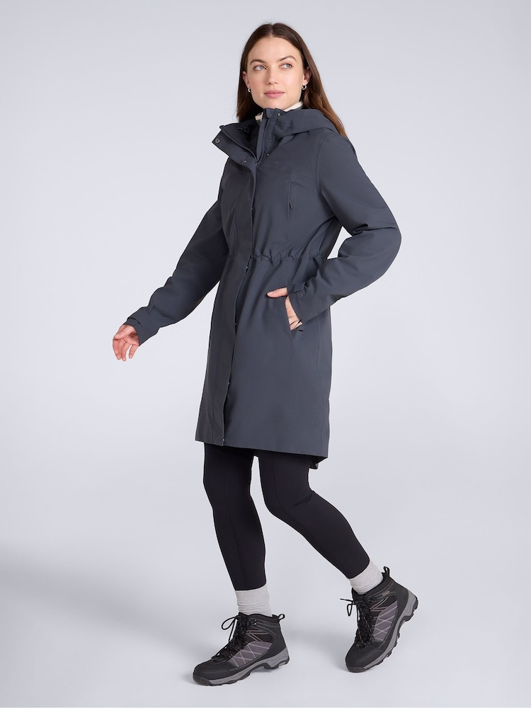 Mountain Warehouse Grey Harbour Waterproof Parka - Image 2 of 4 Mountain Warehouse Grey Harbour Waterproof Parka - Image 2 of 4