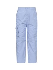 Mountain Warehouse Purple Active Kids Quick Drying Zip Off Trousers - Image 1 of 7