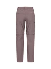 Mountain Warehouse Brown Hiker Stretch Quick Drying Zip Off Trousers - Image 3 of 6