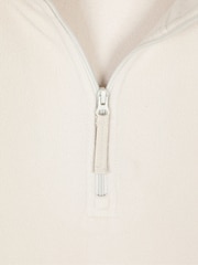 Mountain Warehouse Cream Camber II Mens Half-Zip Fleece - Image 4 of 4