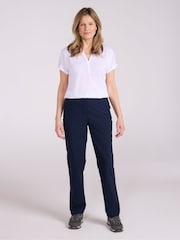 Mountain Warehouse Blue Delta Stretch Womens Quick Drying UV Trousers - Image 3 of 10