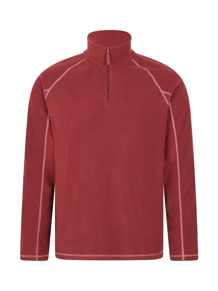 Mountain Warehouse Red Ashbourne II Half Zip Fleece - Image 1 of 5 Mountain Warehouse Red Ashbourne II Half Zip Fleece - Image 1 of 5