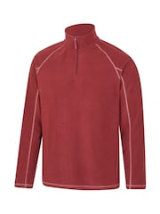 Mountain Warehouse Red Ashbourne II Half Zip Fleece - Image 3 of 5