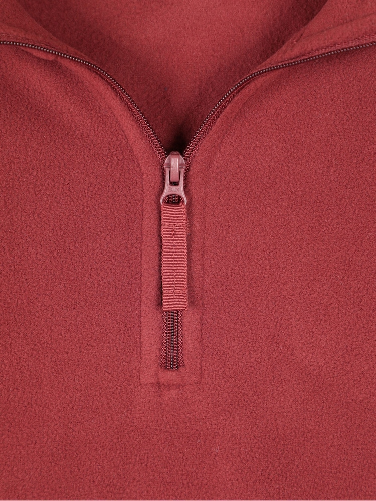 Mountain Warehouse Red Ashbourne II Half Zip Fleece - Image 5 of 5 Mountain Warehouse Red Ashbourne II Half Zip Fleece - Image 5 of 5