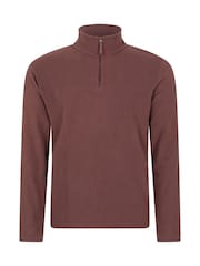 Mountain Warehouse Chocolate Brown Camber II Half-Zip Quick Drying Fleece - Image 1 of 4