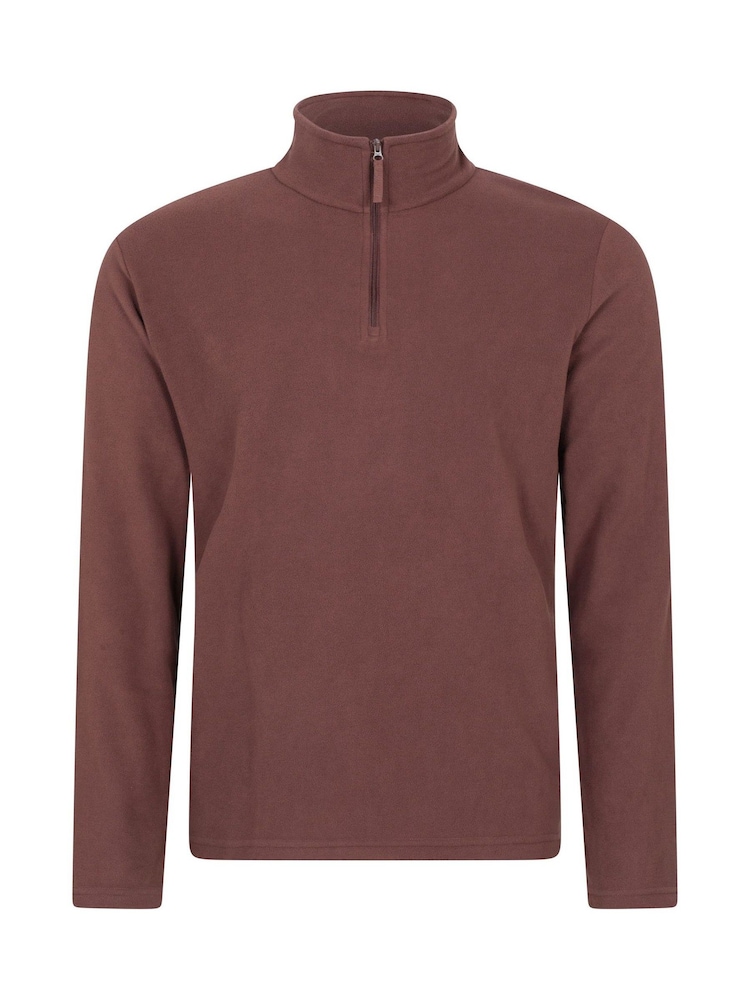 Mountain Warehouse Chocolate Brown Camber II Half-Zip Quick Drying Fleece - Image 1 of 4 Mountain Warehouse Chocolate Brown Camber II Half-Zip Quick Drying Fleece - Image 1 of 4