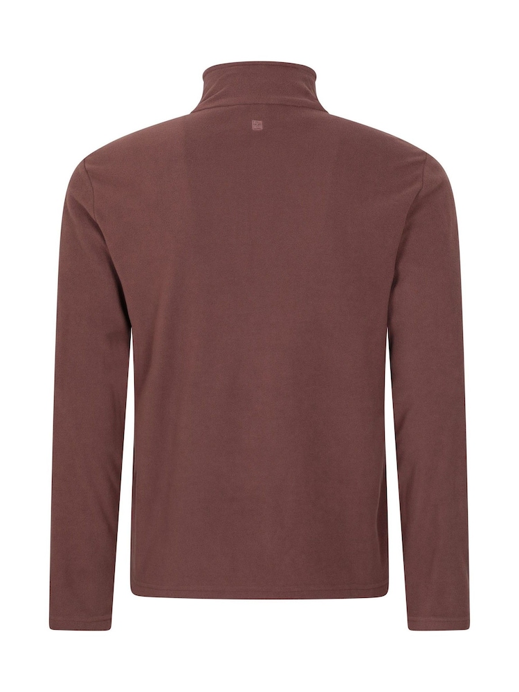 Mountain Warehouse Chocolate Brown Camber II Half-Zip Quick Drying Fleece - Image 2 of 4 Mountain Warehouse Chocolate Brown Camber II Half-Zip Quick Drying Fleece - Image 2 of 4