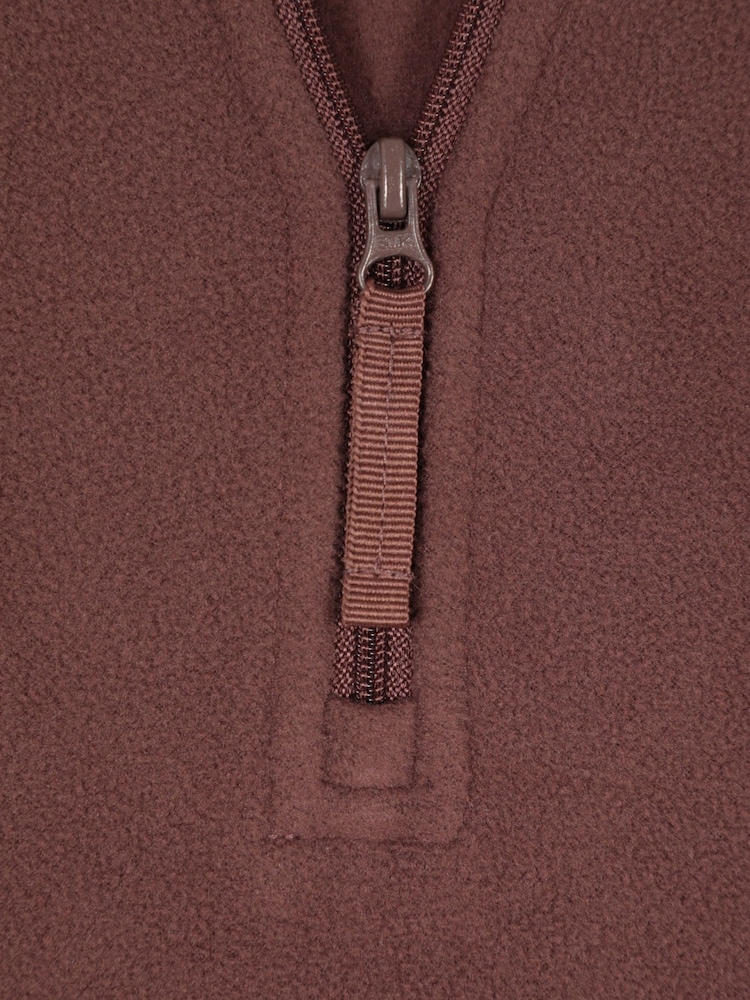 Mountain Warehouse Chocolate Brown Camber II Half-Zip Quick Drying Fleece - Image 4 of 4 Mountain Warehouse Chocolate Brown Camber II Half-Zip Quick Drying Fleece - Image 4 of 4