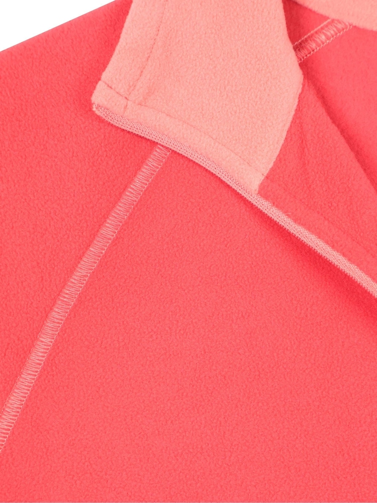 Mountain Warehouse Pink Montana Half Zip Fleece - Image 5 of 5 Mountain Warehouse Pink Montana Half Zip Fleece - Image 5 of 5