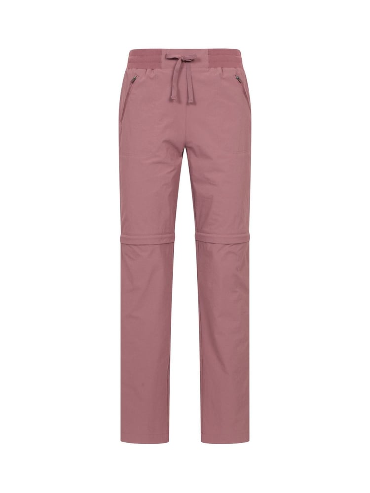 Mountain Warehouse Pink Explorer  Quick Drying Zip Off Trousers - Image 1 of 6
