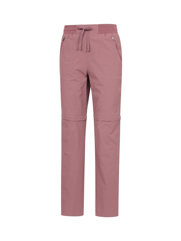 Mountain Warehouse Pink Explorer  Quick Drying Zip Off Trousers - Image 2 of 6