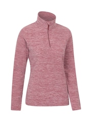 Mountain Warehouse Peach Pink Snowdon Melange Fleece - Image 2 of 5