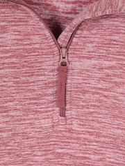 Mountain Warehouse Peach Pink Snowdon Melange Fleece - Image 5 of 5