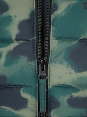 Mountain Warehouse Green Rocko Kids Water-Resistant Printed Padded Gilet - Image 5 of 6