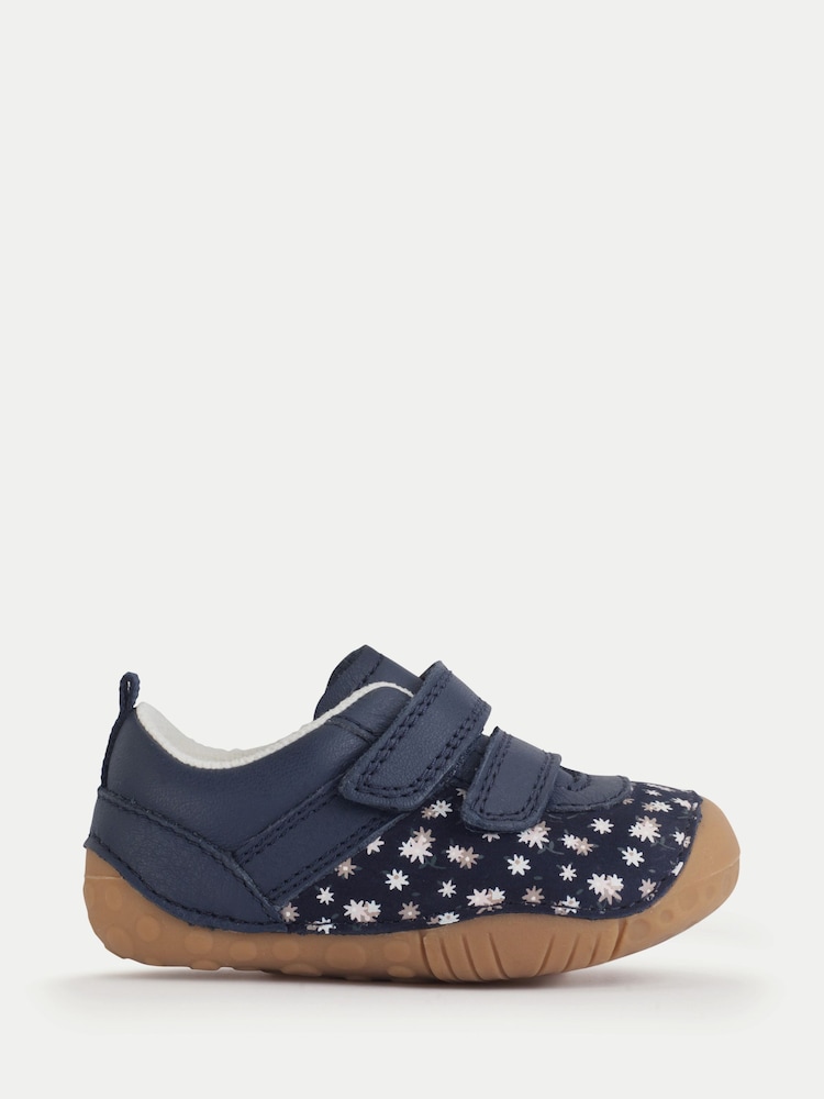 Start-Rite Little Smile Rip-Tape Barefoot Friendly Closed Patterned Baby Pre-Walker Shoes - Slika 1 od 8 Start-Rite Little Smile Rip-Tape Barefoot Friendly Closed Patterned Baby Pre-Walker Shoes - Slika 1 od 8