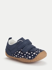 Start-Rite Little Smile Rip-Tape Barefoot Friendly Closed Patterned Baby Pre-Walker Shoes - Slika 4 od 8