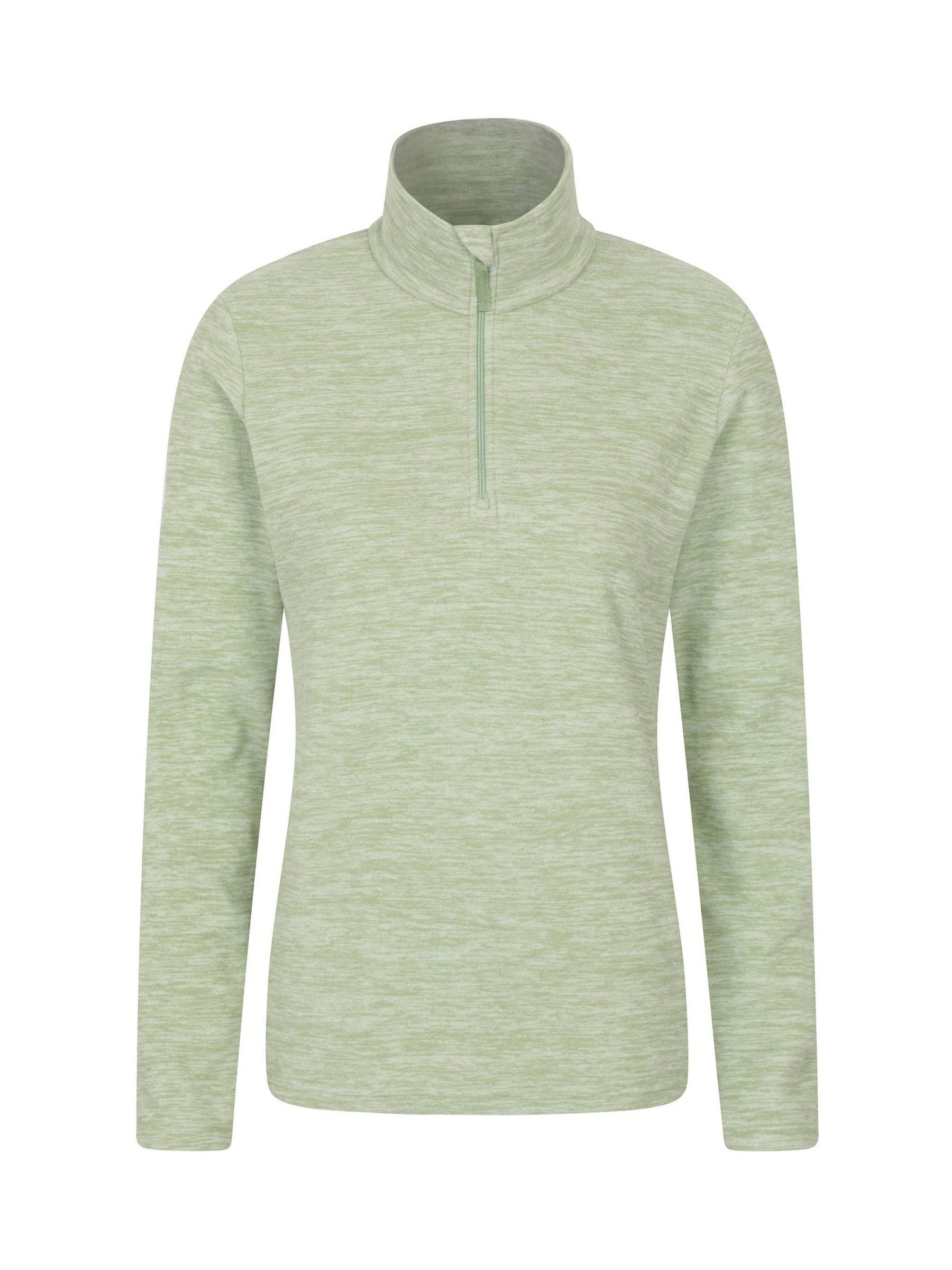 Mountain Warehouse Snowdon Melange Women Fleece Jumper | Lightweight & Comfy Ladies Half-Zip Sweater Top, Cosy Anti-Pill Mid Layer, Warm & Soft Microfleece, For Layering, Winter - Image 4