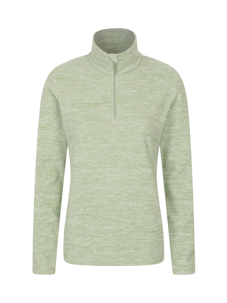 Mountain Warehouse Mint Green Snowdon Melange Fleece - Image 1 of 5 Mountain Warehouse Mint Green Snowdon Melange Fleece - Image 1 of 5