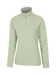Mountain Warehouse Mint Green Snowdon Melange Fleece - Image 4 of 5