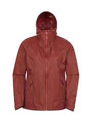 Mountain Warehouse Orange Swerve Packaway Waterproof Jacket - Image 1 of 7