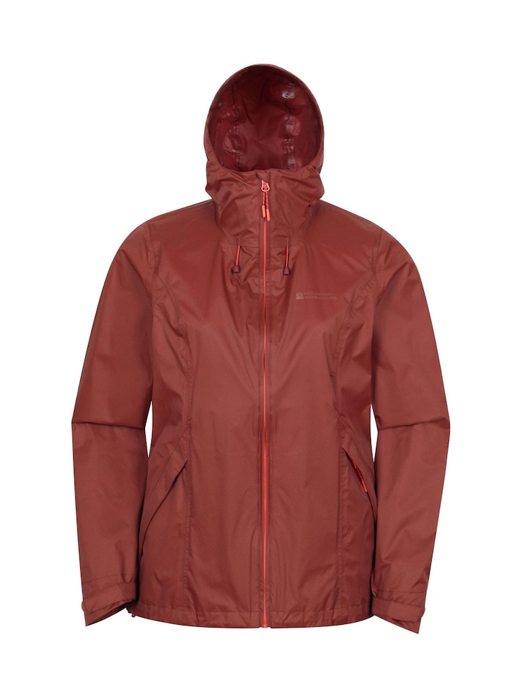 Mountain Warehouse Orange Swerve Packaway Waterproof Jacket - Image 1 of 7