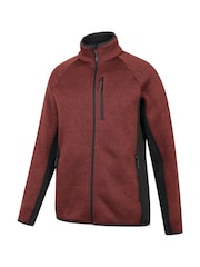 Mountain Warehouse Orange Treston Mens Full-Zip Fleece Jacket - Image 4 of 5