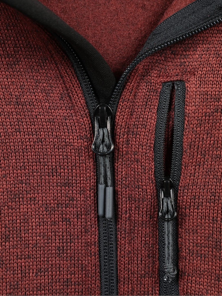 Mountain Warehouse Orange Treston Mens Full-Zip Fleece Jacket - Image 5 of 5