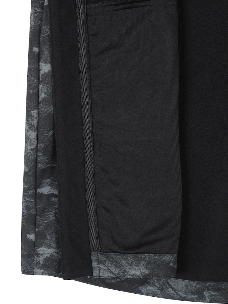 Mountain Warehouse Grey Exodus Printed Mens Showerproof Softshell Jacket - Image 5 of 5