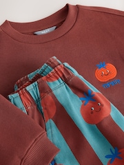 Red/Blue Long Sleeve Top and Trousers Set (3mths-7yrs) - Image 5 of 5