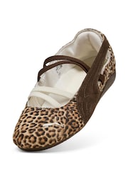 Puma Brown Wild Speedcat Ballet Trainers - Image 5 of 8